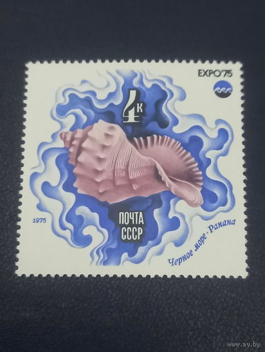 СССР 1975. Экспо-75 Черное море. Рапана