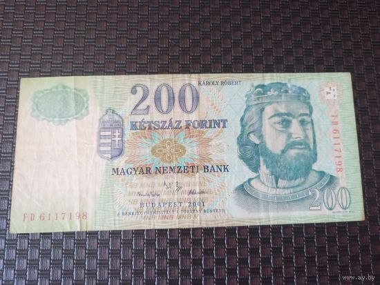 200 форинтов 2001, Венгрия