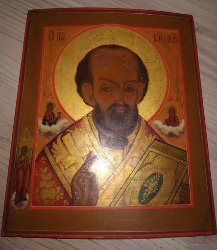 Икона Николай Чудотворец, Святитель Николай, архиепископ Мир Ликийских, почитаемый как святой и чудотворец в христианстве. почта за Ваш счёт.