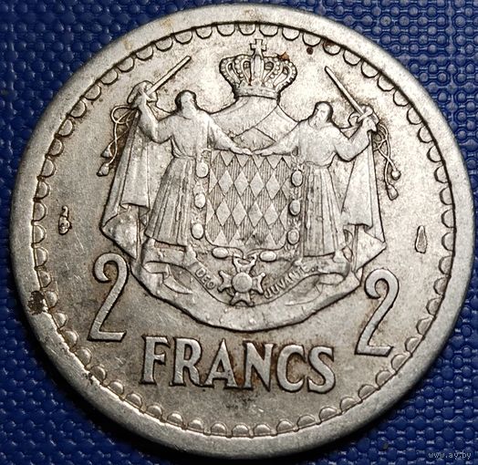 Монако 2 франк 1943 г.