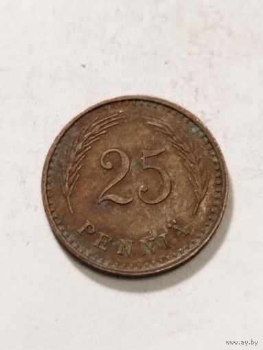 Финляндия 25 пенни 1943