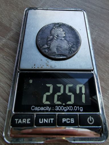 1 Рубль 17??, Екатерина 2, серебро. С 1 рубля без МЦ