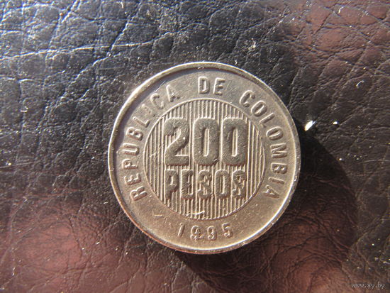 Колумбия. 200 песо. 1995. С 20 копеек. Распродажа коллекции. Смотрите другие лоты.