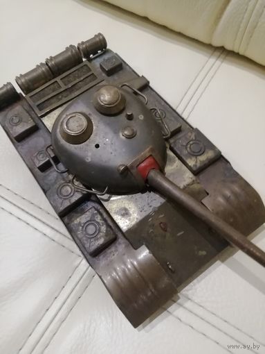 Танк Т54 СССР, латунь, большой, тяжелый