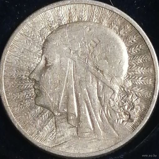 2 злотых 1934 Ядвига со знаком