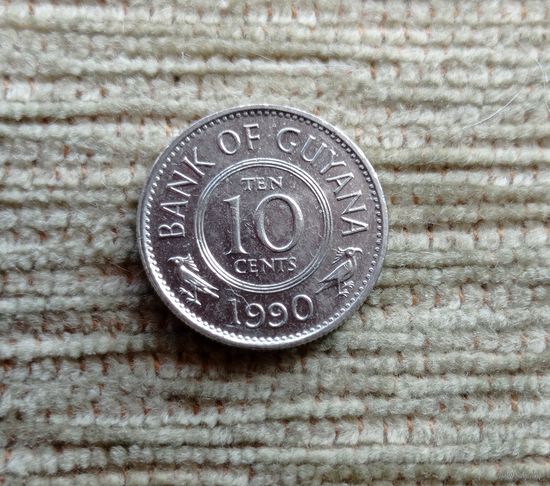 Werty71 Гайана 10 центов 1990