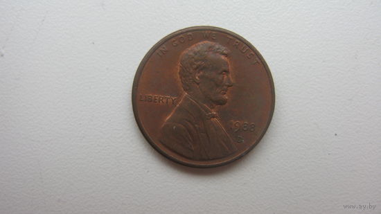США 1 цент 1988  D