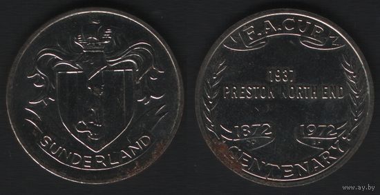 F.A.Cup Centenary 1872-1972. Sunderland -- 1937 Preston North End (f1