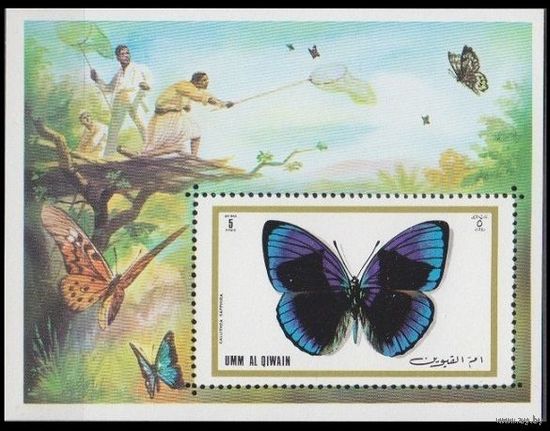 1972 Умм Аль Кивайн 629/B50 Бабочки 7,50 евро