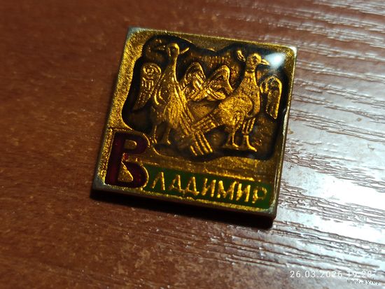 Знак значок Владимир