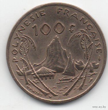 ЗАМОРСКОЕ СООБЩЕСТВО ФРАНЦУЗСКАЯ ПОЛИНЕЗИЯ. 100 ФРАНКОВ 1982