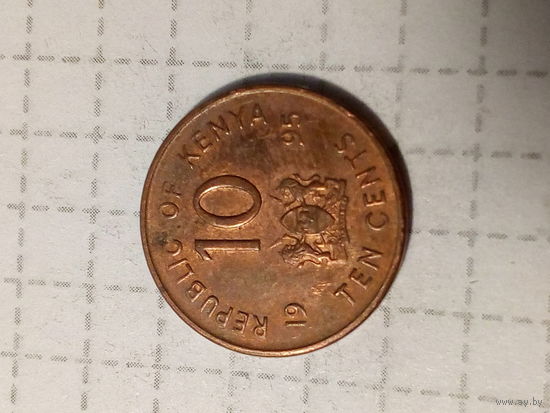 10 центов Кения 1995 год