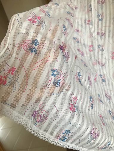 Винтажная комбинация СССР нежный цветочек НОВАЯ