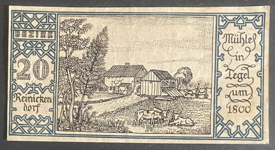 Нотгельд 50 пфеннигов 1921 год. Берлин. Веймарская республика