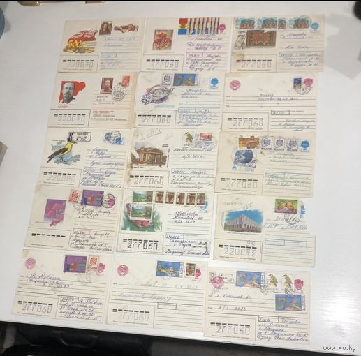 Конверты с марками