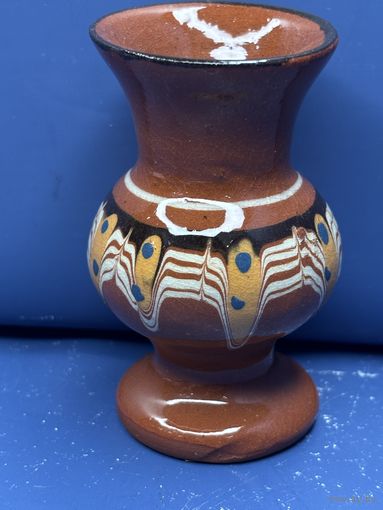 Кувшин ваза керамика Болгария Кракелюр