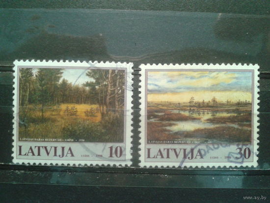 Латвия, 1998. Заповедники, полная серия