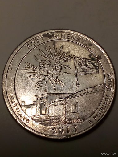 25 центов Памятные квотеры США 2013 год. мереленд