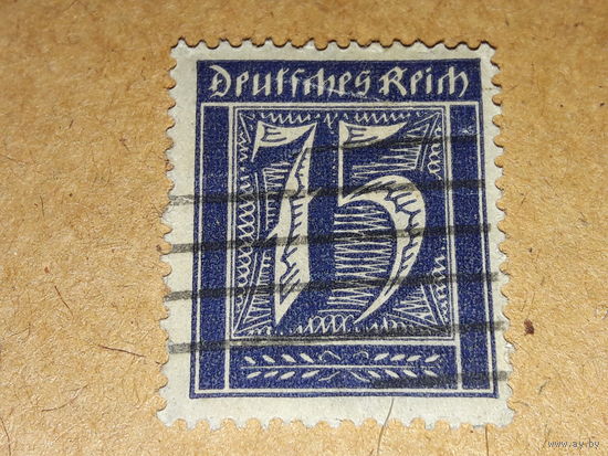 Германия Рейх 1921 Стандарт  Цифры