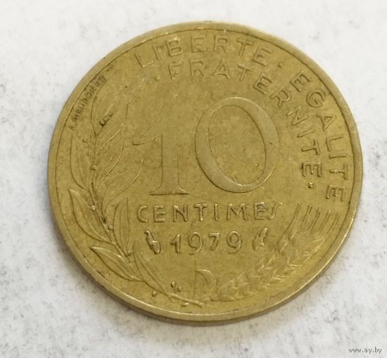Франция 10 сантим 1979