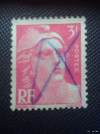 Франция. Стандарт. 1948г. гашеная