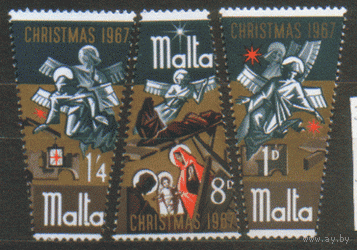 МЛТ. М. 364/67. 1967. Рождество. чиСт.