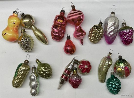 Елочные игрушки СССР цена за все