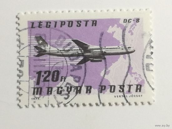 Венгрия 1977. Авиация.