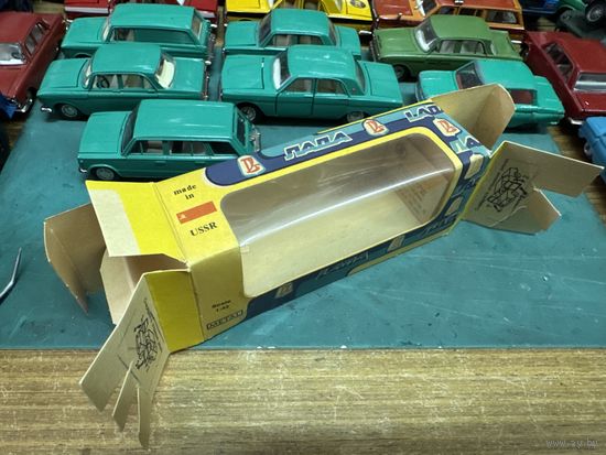 Коробка к ВАЗ со штампом ОТК и датой апрель 1988 года, Тантал, Агат, Саратов с рубля