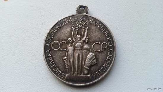 Медаль за успехи в народном хозяйстве СССР. ВДНХ. Серебряная.