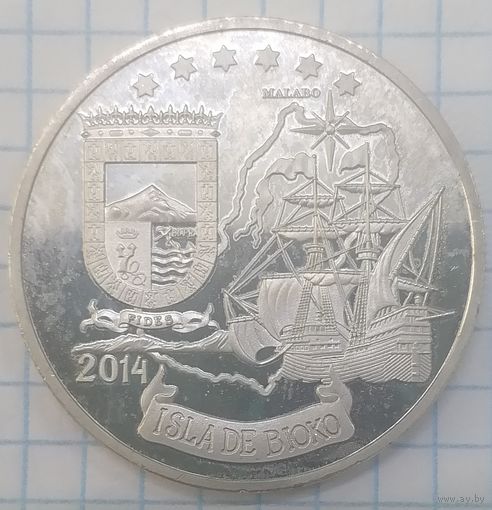 1/8 экваториальная Гвинея, остров Биоко, 100 франков