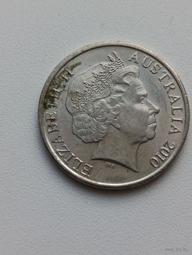 Австралия. 10 центов 2010 года. (4)