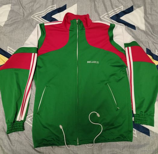 Мастерка зелёно-красно-белая БЕЛАРУСЬ