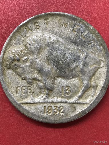 Сувенир-медаль 1932г.сша.