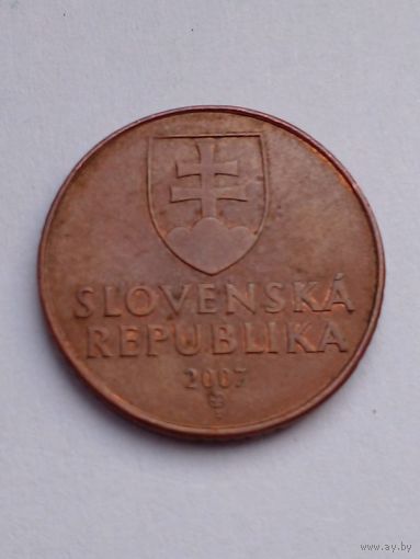 Словакия.50 геллеров 2007 г