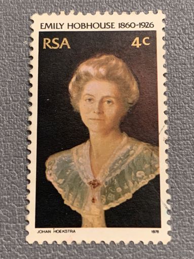 ЮАР 1976. Emily Hobhouse 1860-1926