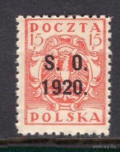 Восточная Силезия (Польша) 1920 ** Надпечатка 3 V (46-9-9) //Н
