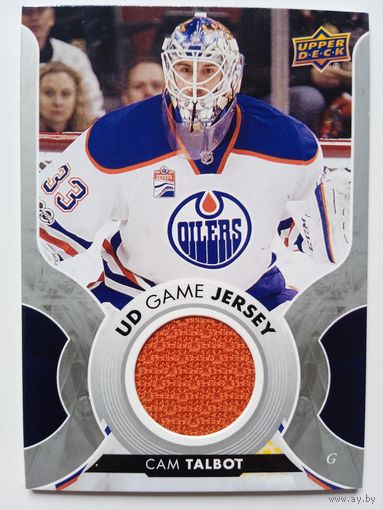 Хоккейная карточка НХЛ джерси Cam Talbot (Эдмонтон)