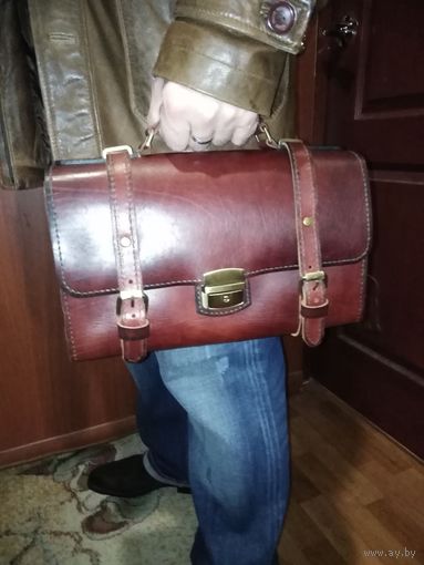 Сумка портфель.кожа.