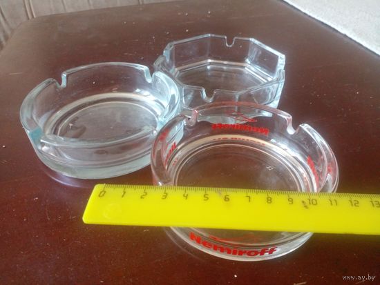 Пепельница 11 см. 3 шт. ЦЕНА ЗА ШТ.