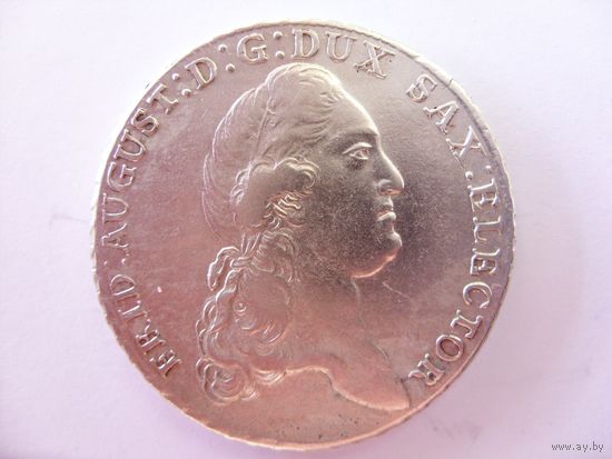 Саксония. 1 талер. 1788г. Оригинал. Серебро.
