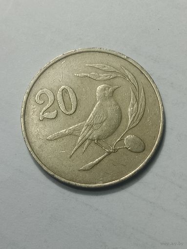 Кипр 20 центов 1983 года .