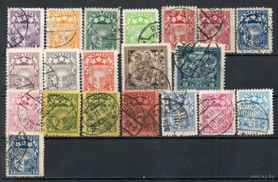 Стандартный выпуск Латвия 1921/1933 год 20 марок