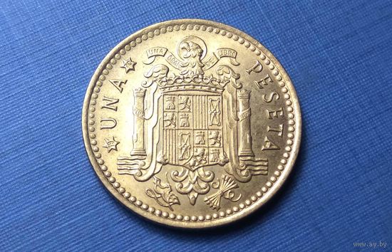 1 песета 1966 (70). Испания. AU!