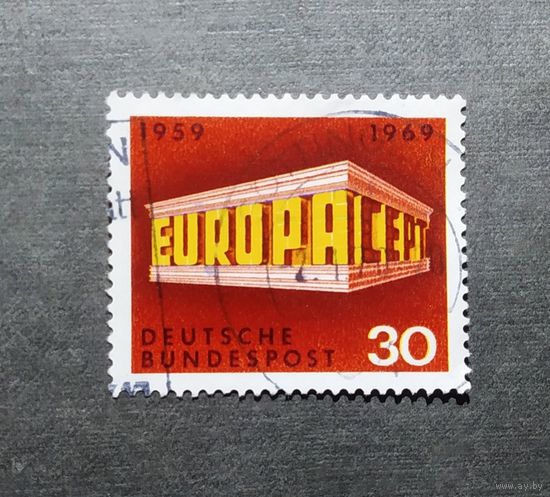Марка Германия 1969 год Европа СЕРТ