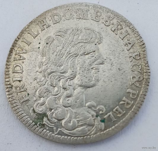 6 грош 1674 год с блеском