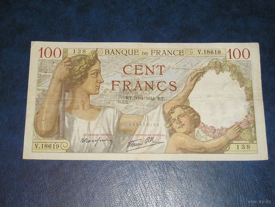 Франция, 100 Фр. 1941