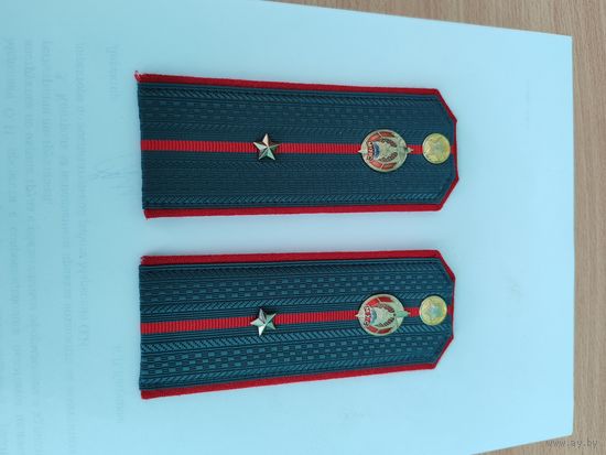 Погоны младшего лейтенанта МВД РБ