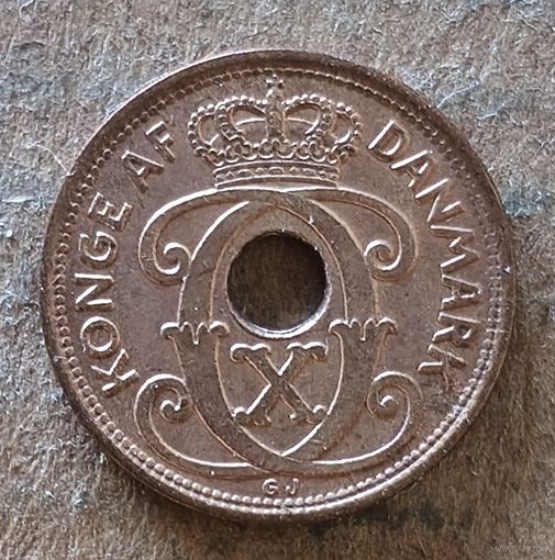 Дания 1 эре 1938 г., KM# 826