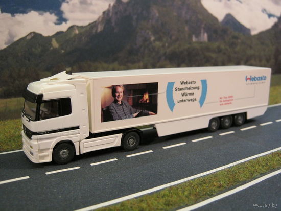 Модель грузового автомобиля Mercedes-Benz Actros (12). Масштаб HO-1:87.